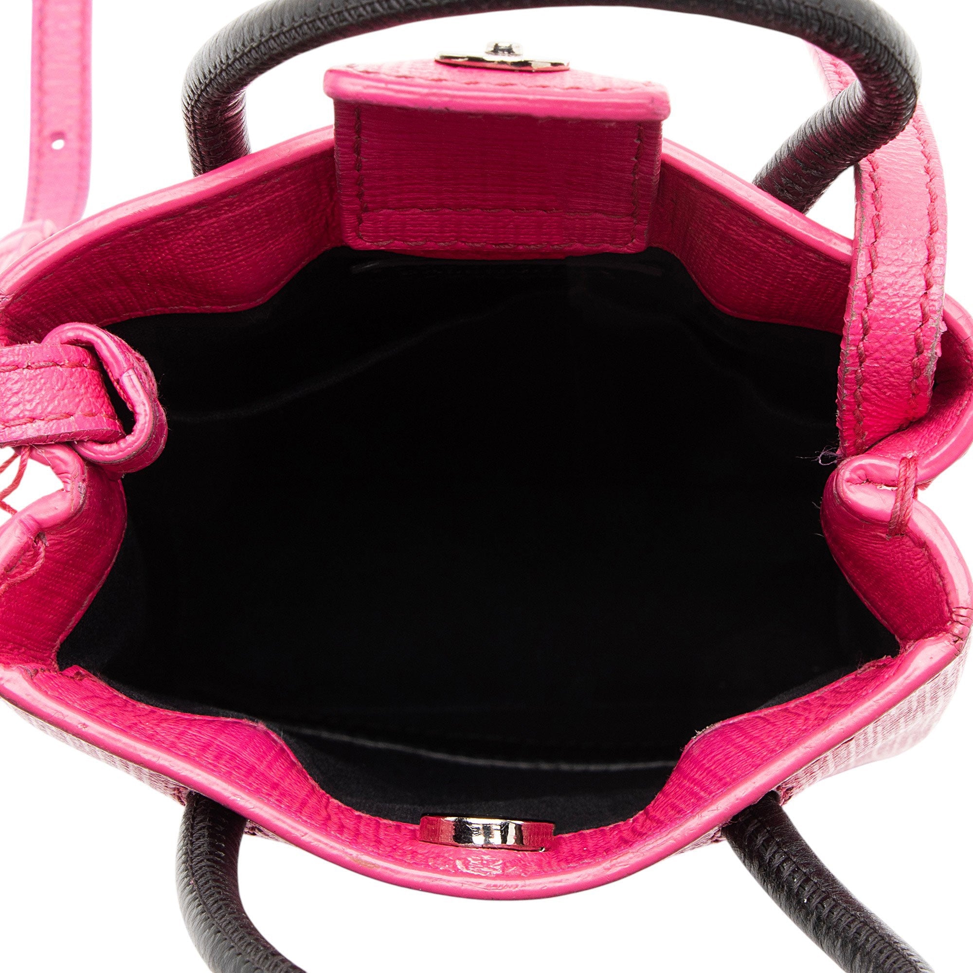 Balenciaga Textured Calfskin Phone Holder Crossbody