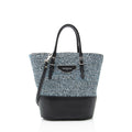 Balenciaga Tweed Leather Cabas Tote