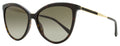 Jimmy Choo Cat Eye Sunglasses Belinda 086HA Havana/Gold 56mm Havana Gold