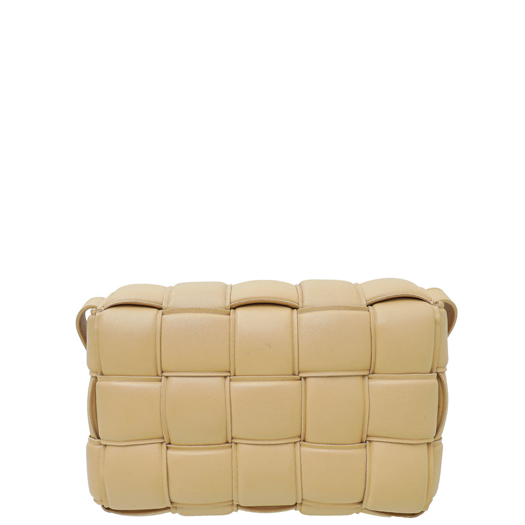 Bottega Veneta Beige Porridge Padded Cassette Crossbody Bag