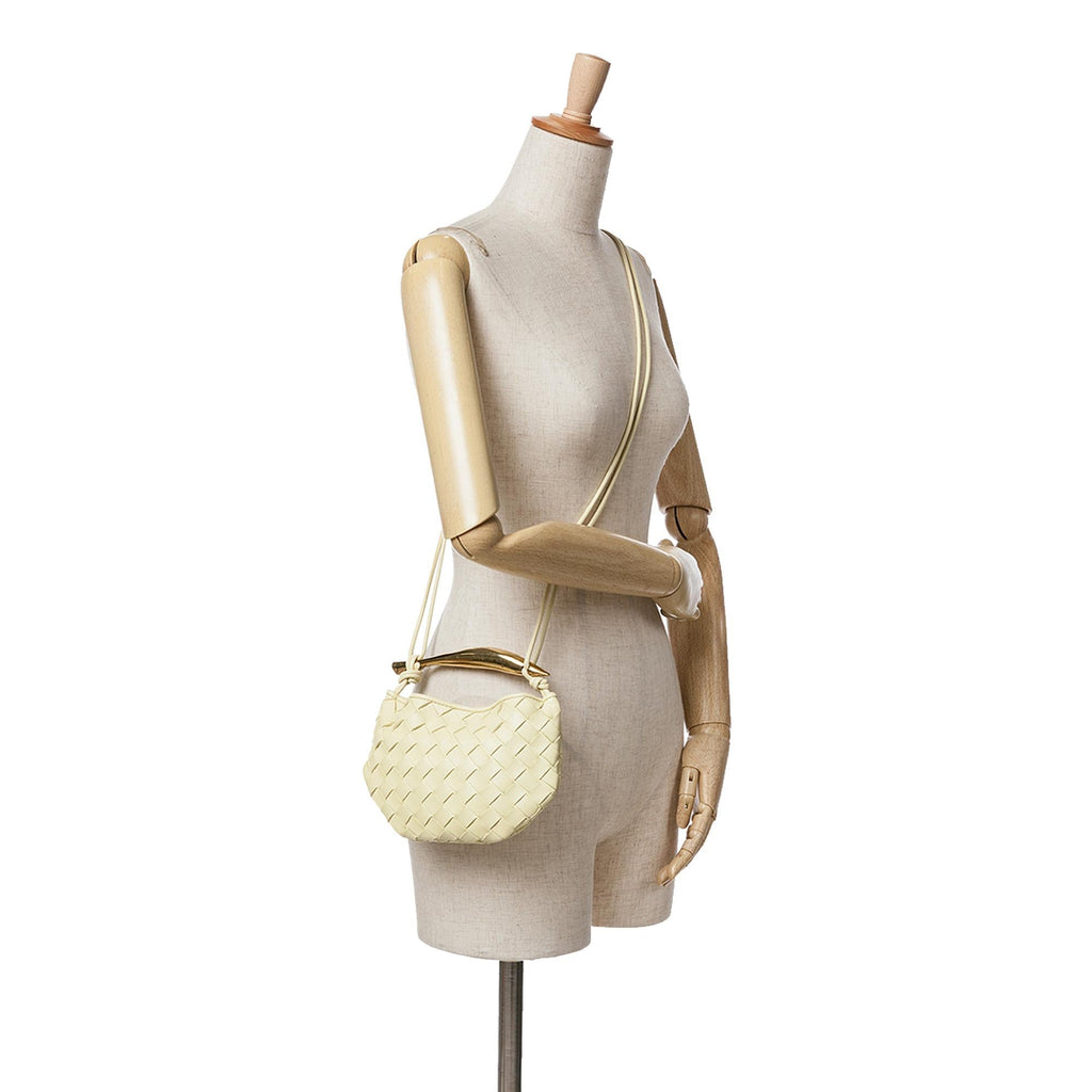 Bottega Veneta Baby Lambskin Intrecciato Sardine Bag