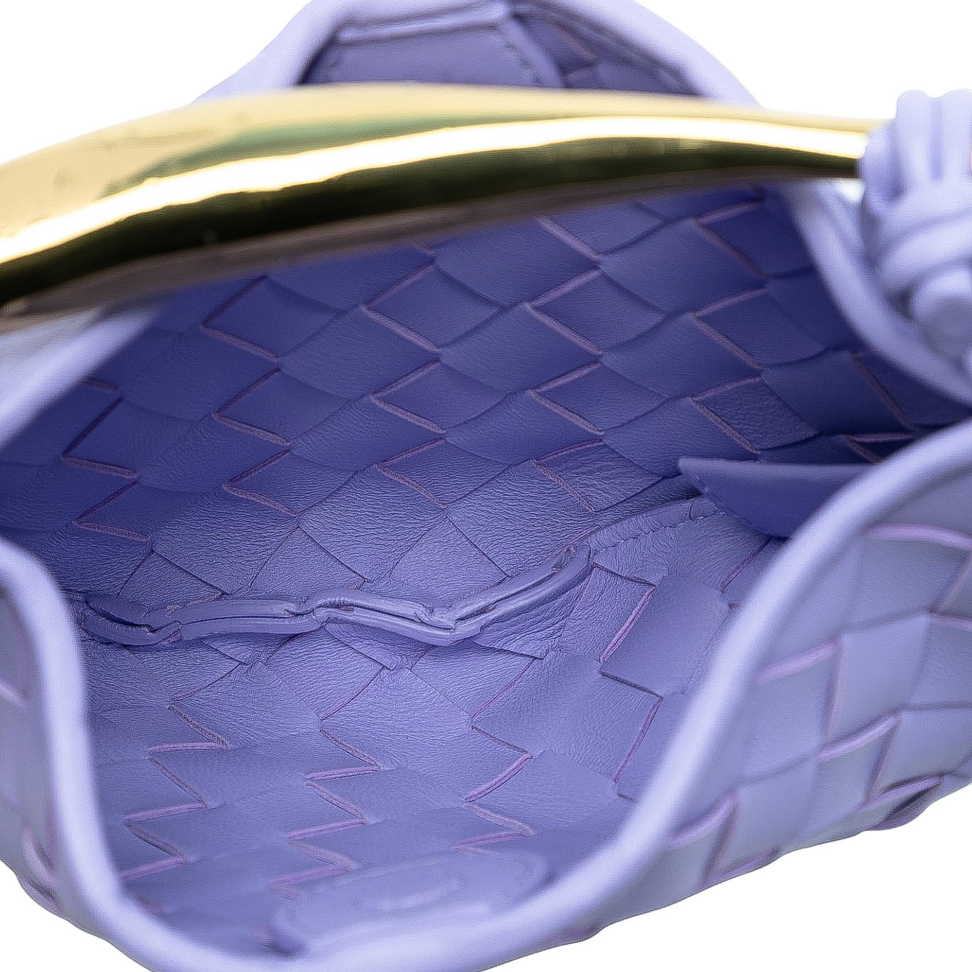 Bottega Veneta Baby Lambskin Intrecciato Sardine Bag