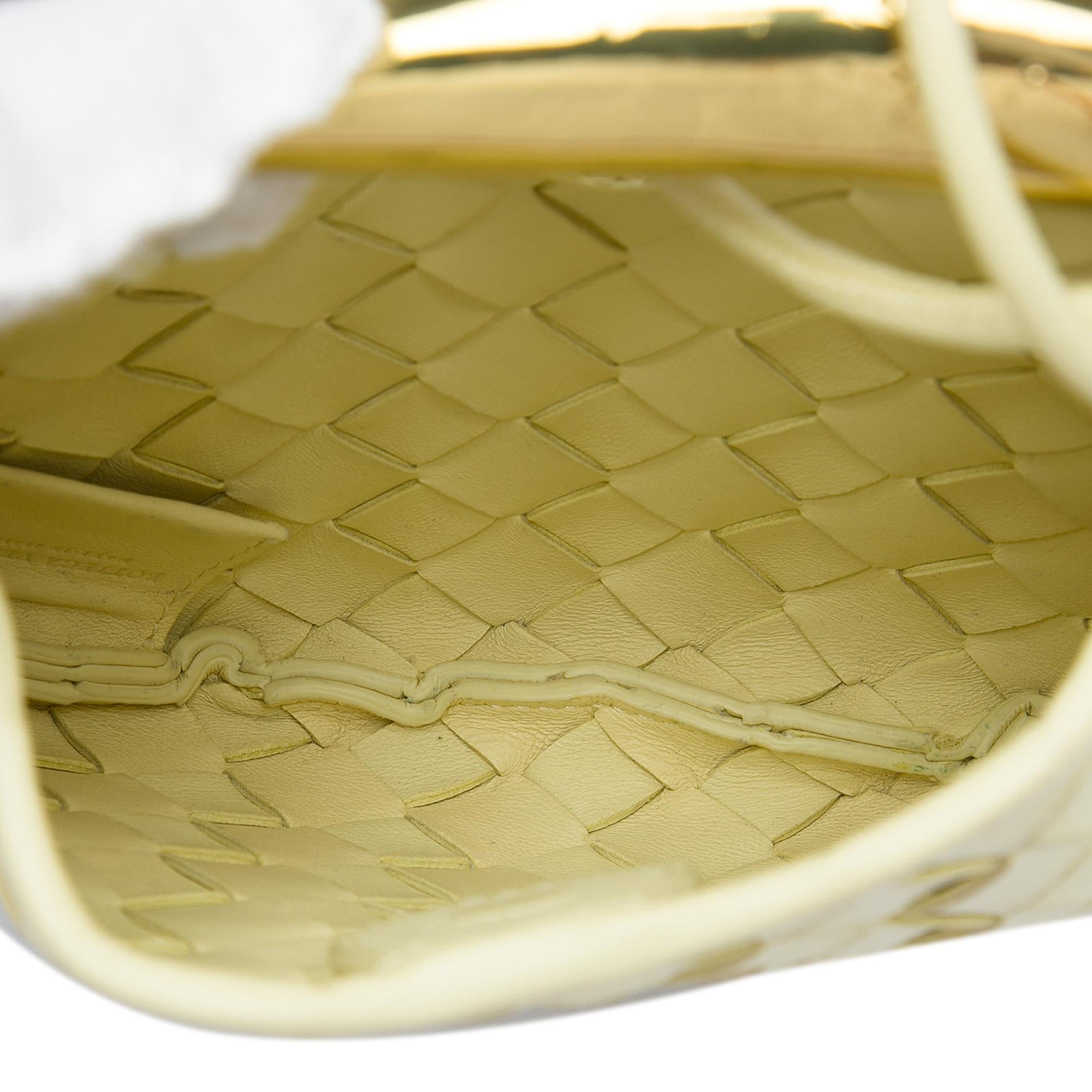 Bottega Veneta Baby Lambskin Intrecciato Sardine Bag