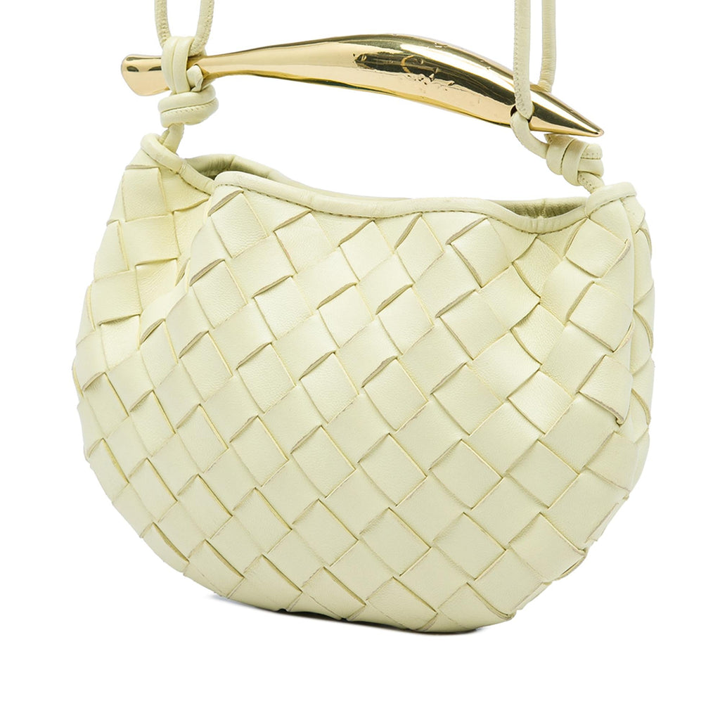 Bottega Veneta Baby Lambskin Intrecciato Sardine Bag