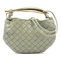 Bottega Veneta Baby Lambskin Intrecciato Sardine