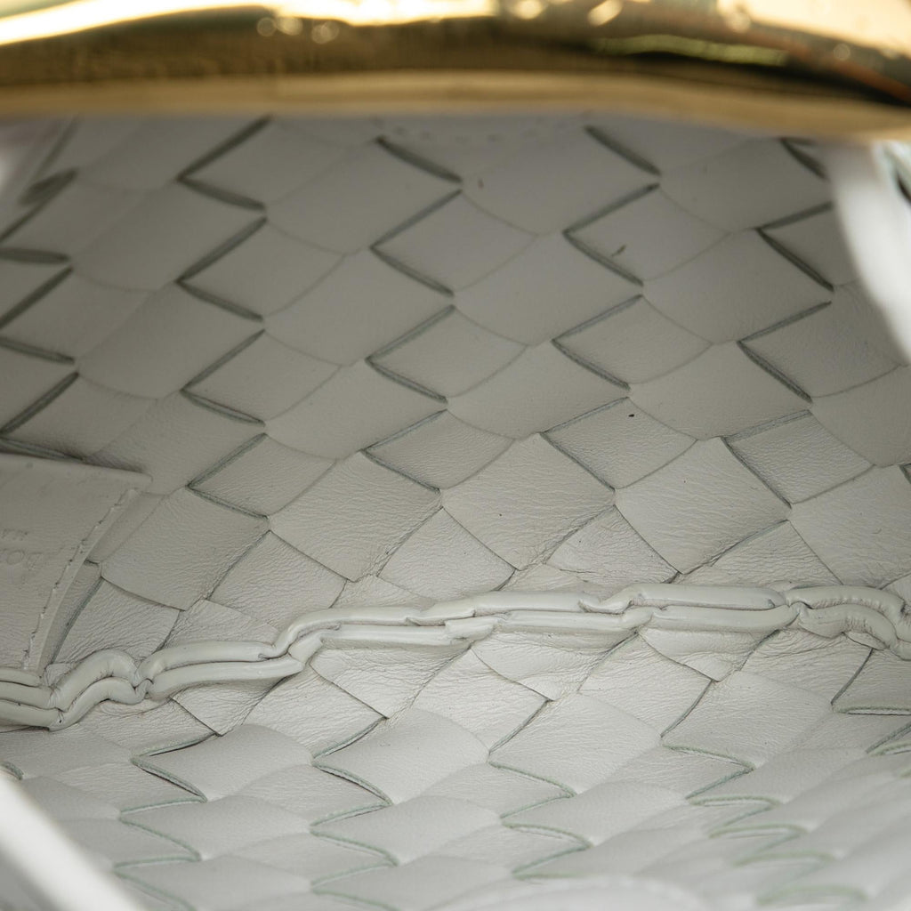 Bottega Veneta Baby Lambskin Intrecciato Sardine