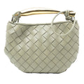 Bottega Veneta Baby Lambskin Intrecciato Sardine