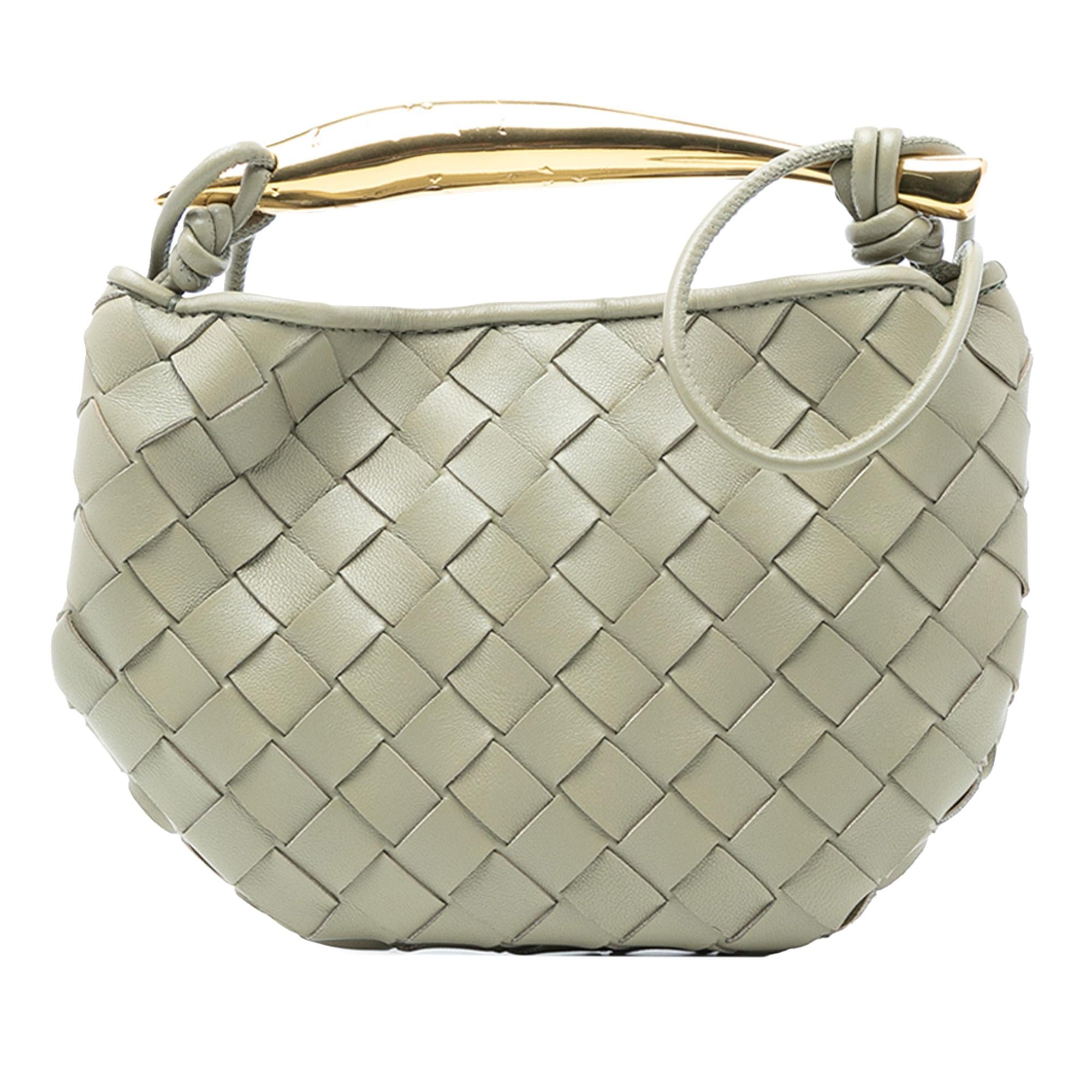 Bottega Veneta Baby Lambskin Intrecciato Sardine