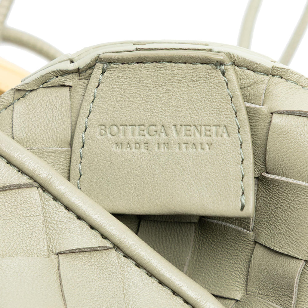 Bottega Veneta Baby Lambskin Intrecciato Sardine