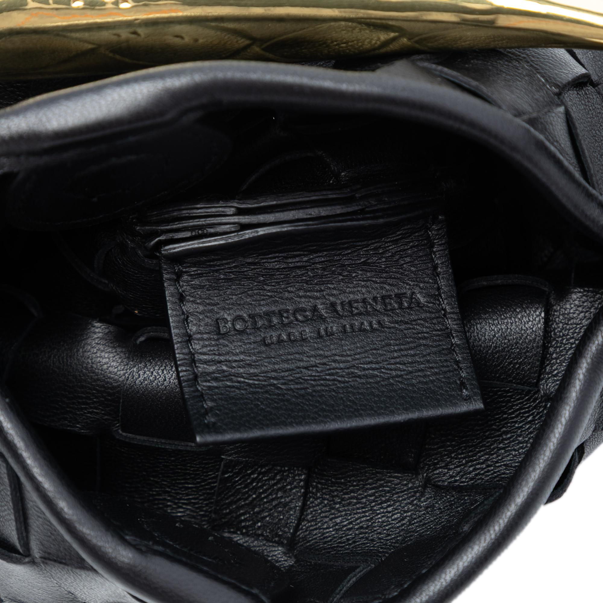 Bottega Veneta Baby Lambskin Intrecciato Sardine