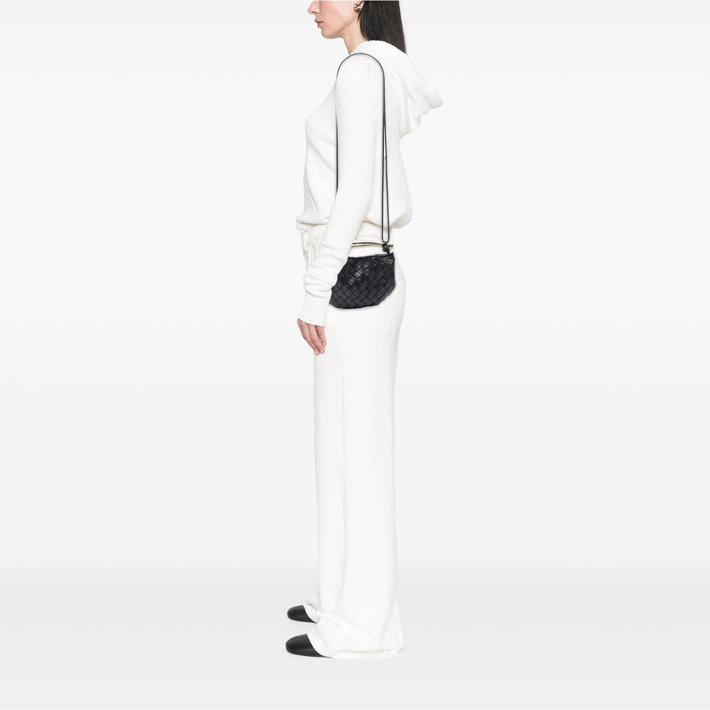 Bottega Veneta Baby Lambskin Intrecciato Sardine