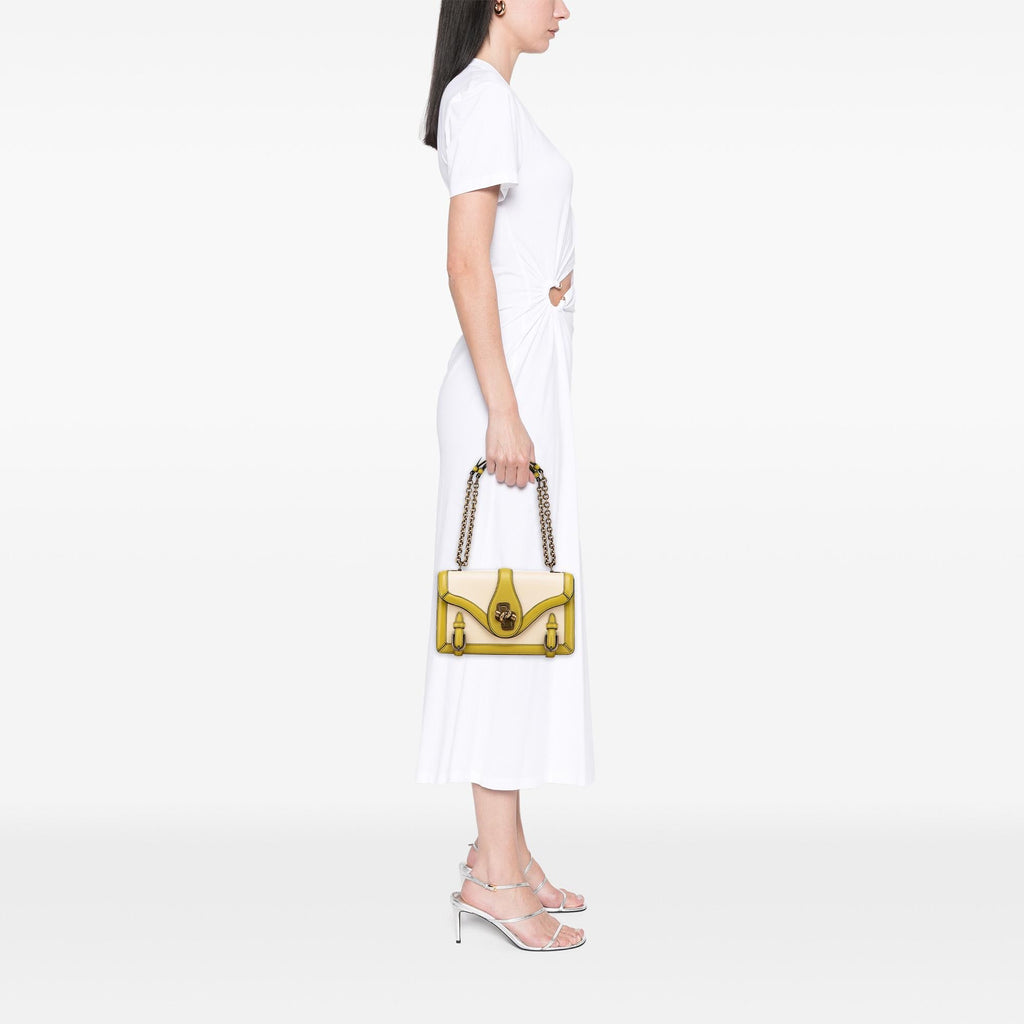 Bottega Veneta Bicolor Leather City Knot Shoulder Bag