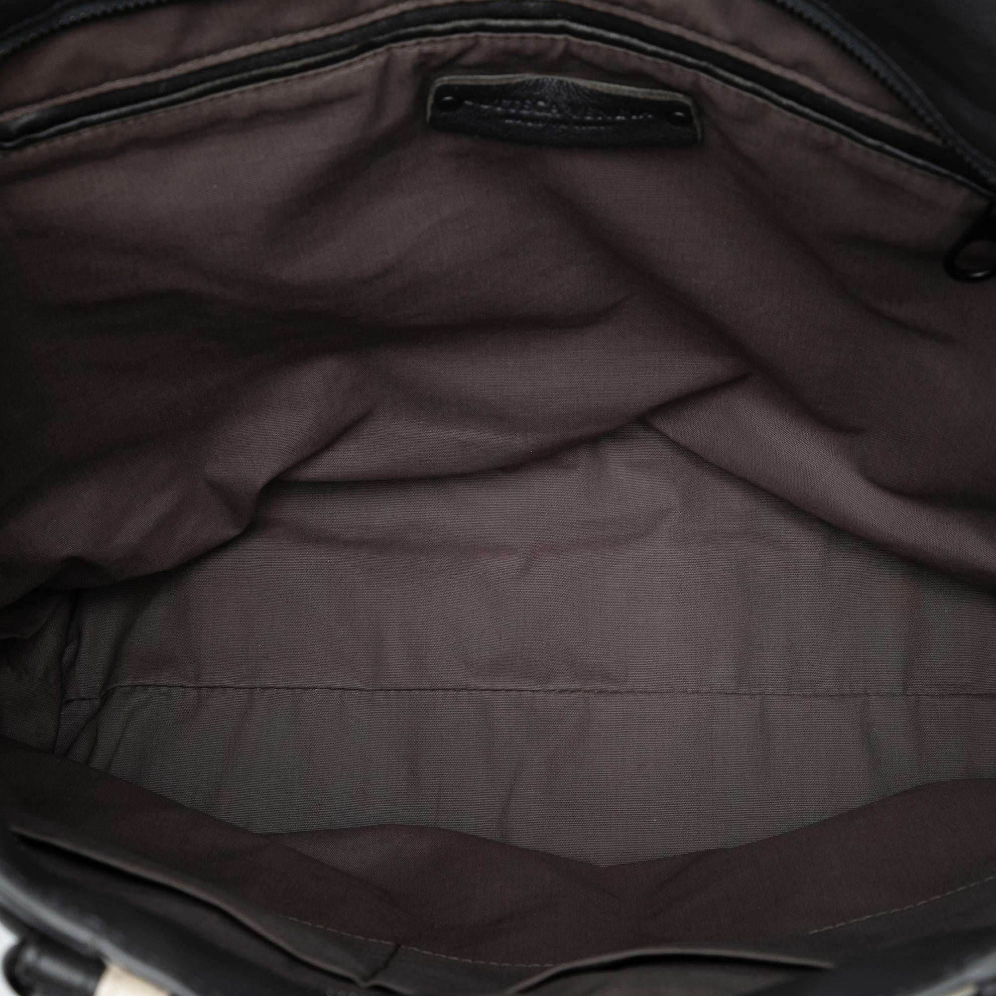 Bottega Veneta Bicolor Nappa Intrecciato Convertible Tote
