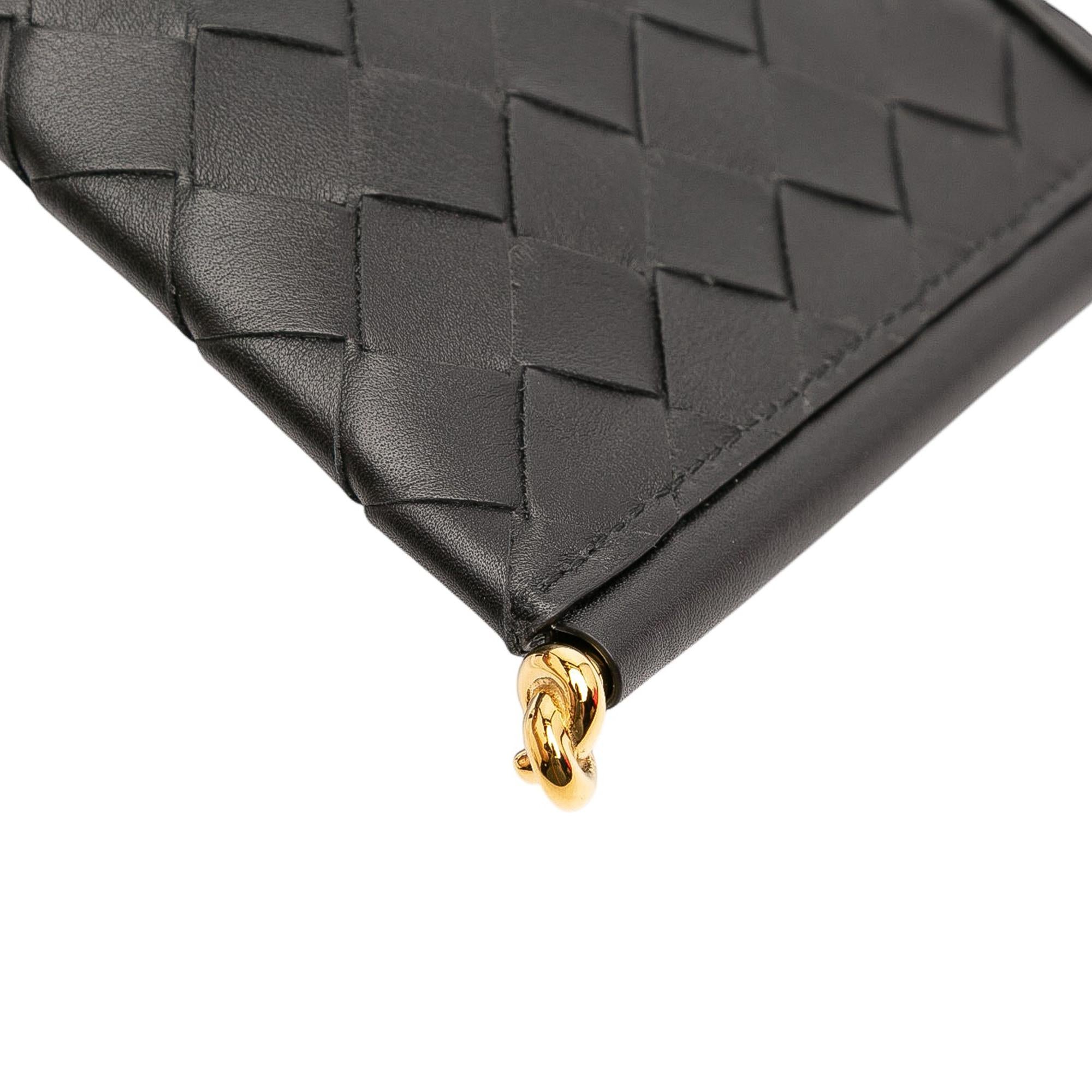 Bottega Veneta Calfskin Intrecciato Solstice Phone Pouch