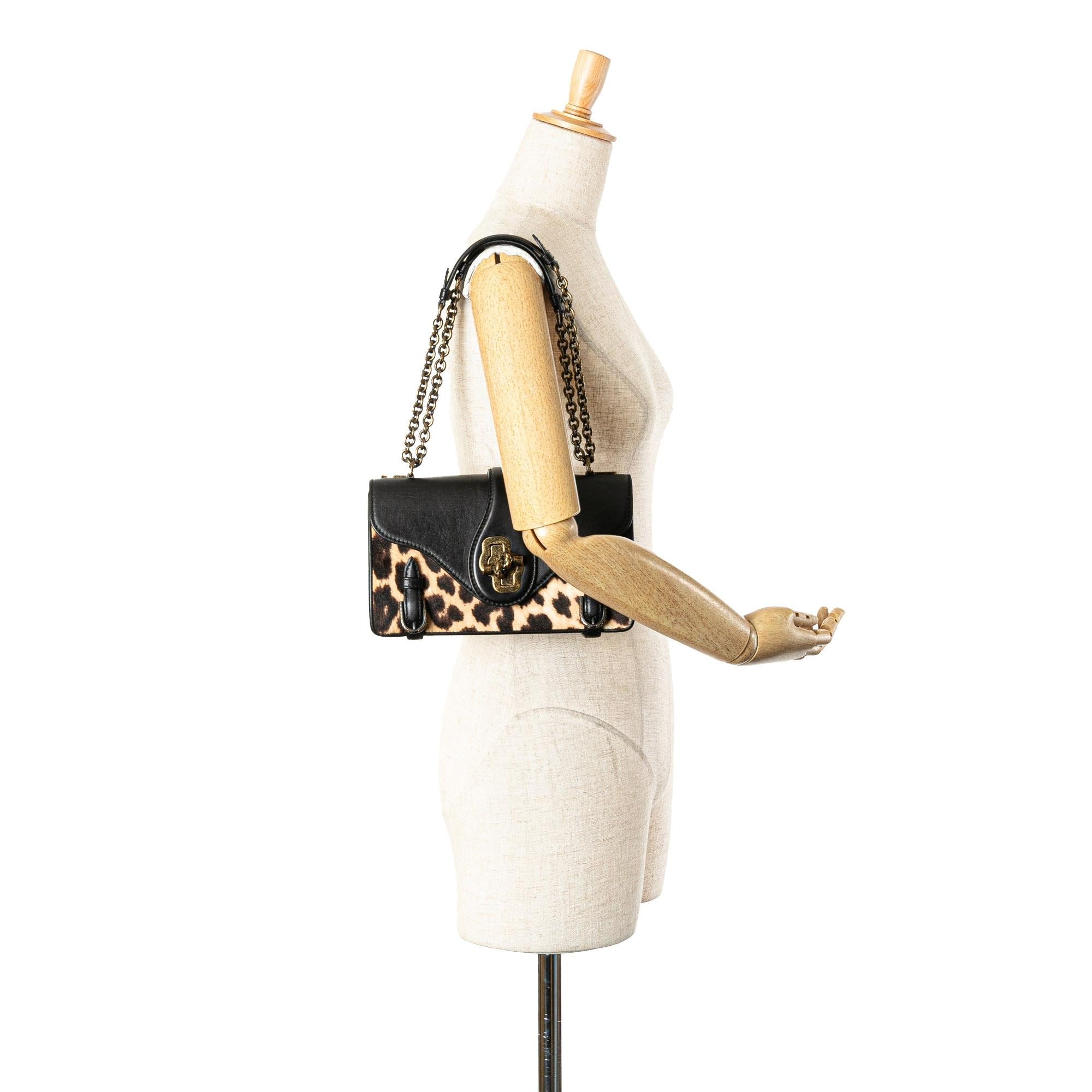 Bottega Veneta Calfskin and Pony Hair City Knot Shoulder Bag