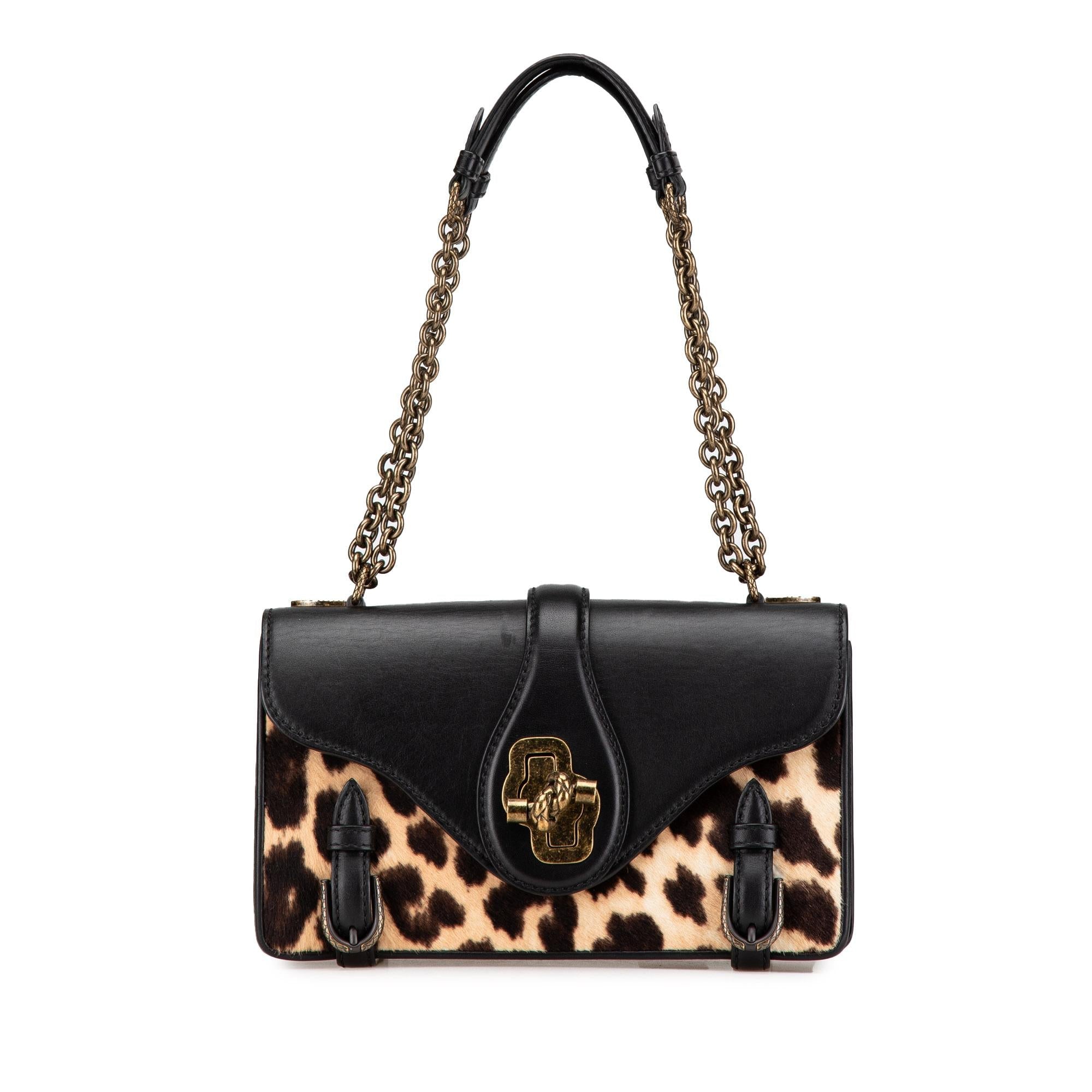Bottega Veneta Calfskin and Pony Hair City Knot Shoulder Bag
