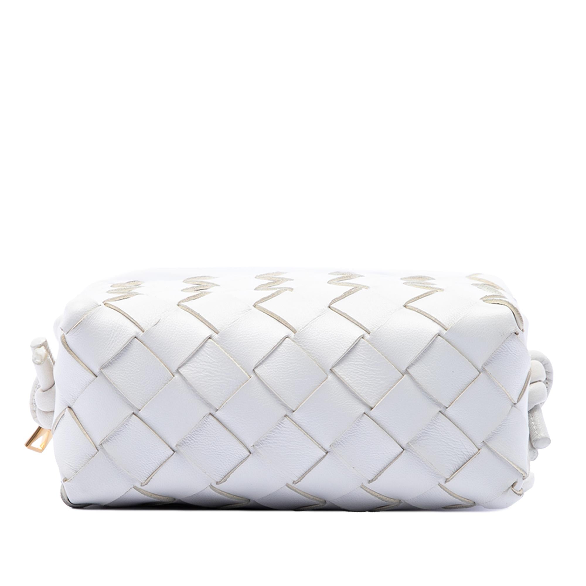 Bottega Veneta Candy Lambskin Intrecciato Loop Camera Bag