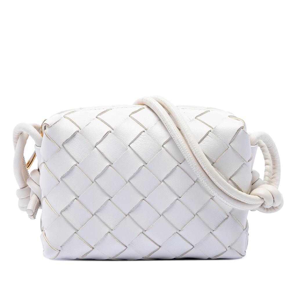 Bottega Veneta Candy Lambskin Intrecciato Loop Camera Bag