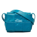 Bottega Veneta Candy Paper Calfskin Intrecciato Cassette Crossbody
