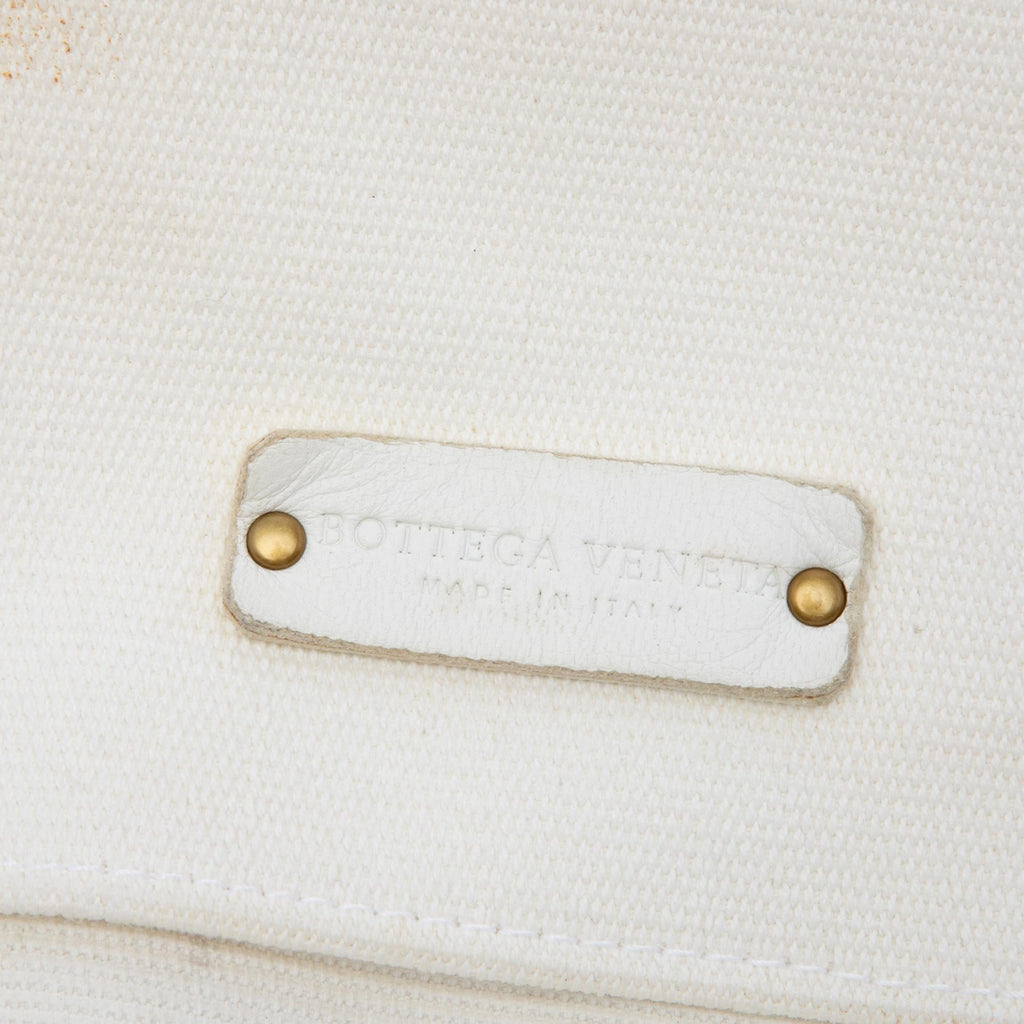 Bottega Veneta Canvas Braided Tote