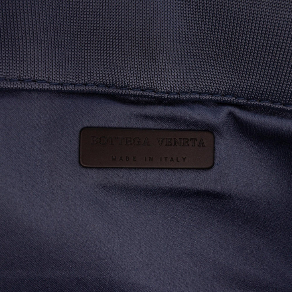 Bottega Veneta Canvas Intrecciato Buckle Flap Handbag