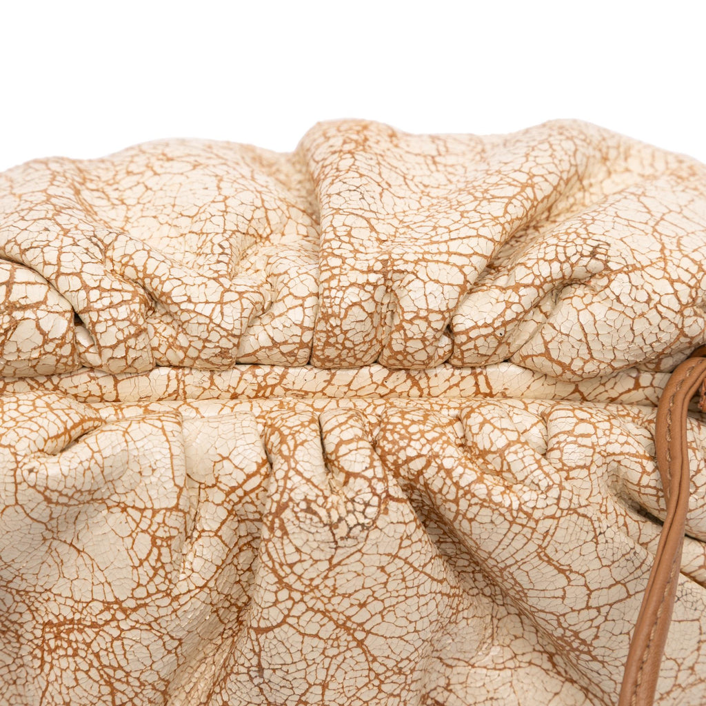 Bottega Veneta Crackled Calfskin The Mini Pouch Crossbody