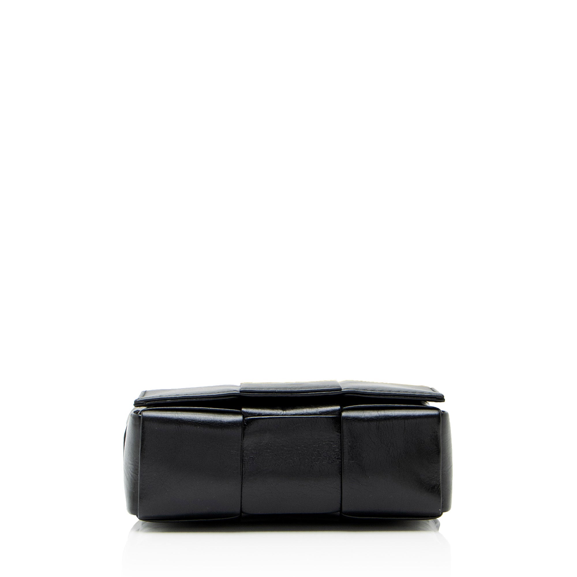 Bottega Veneta Crinkled Lambskin Extra Mini Cassette Crossbody