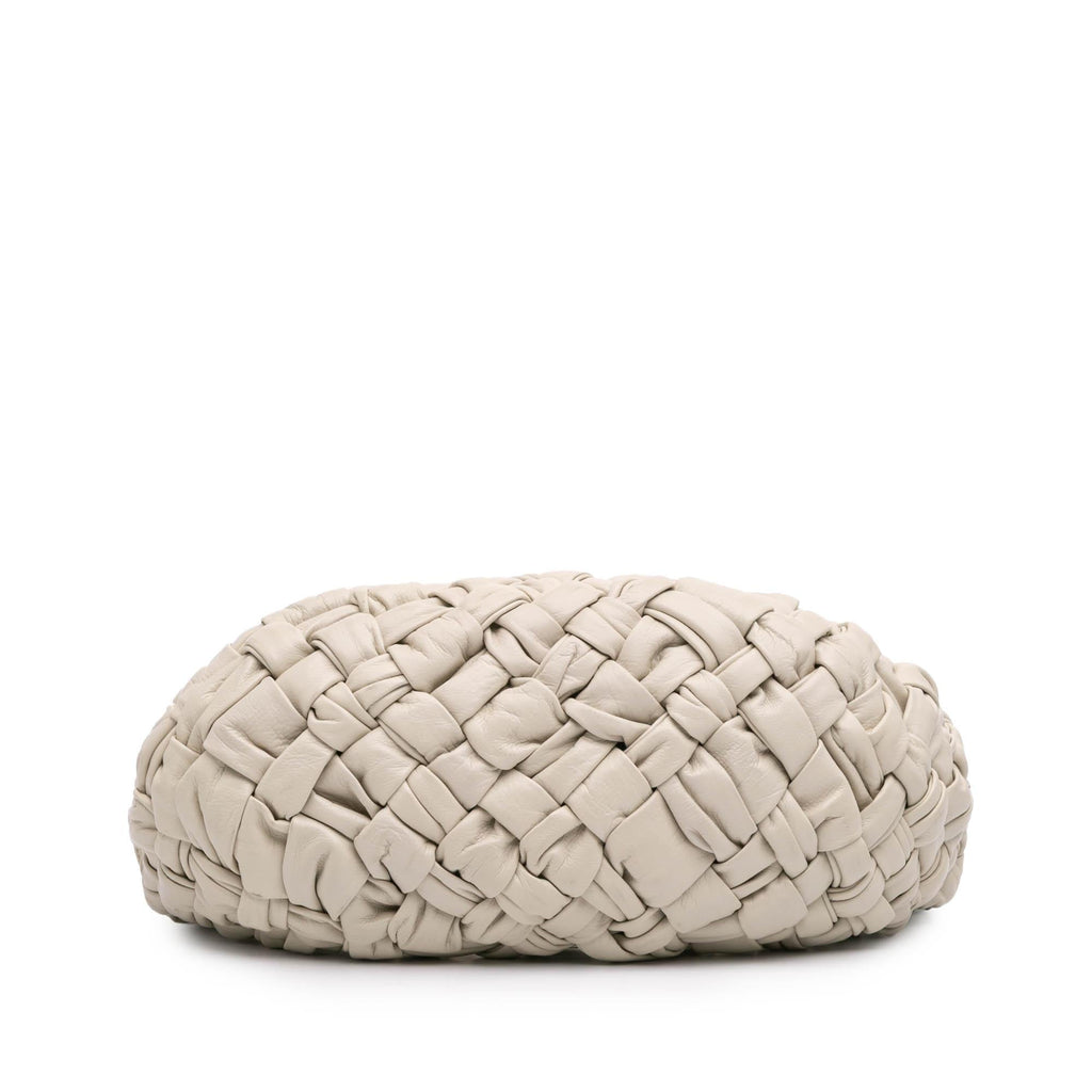 Bottega Veneta Foulard Intrecciato Calfskin Banana Hobo