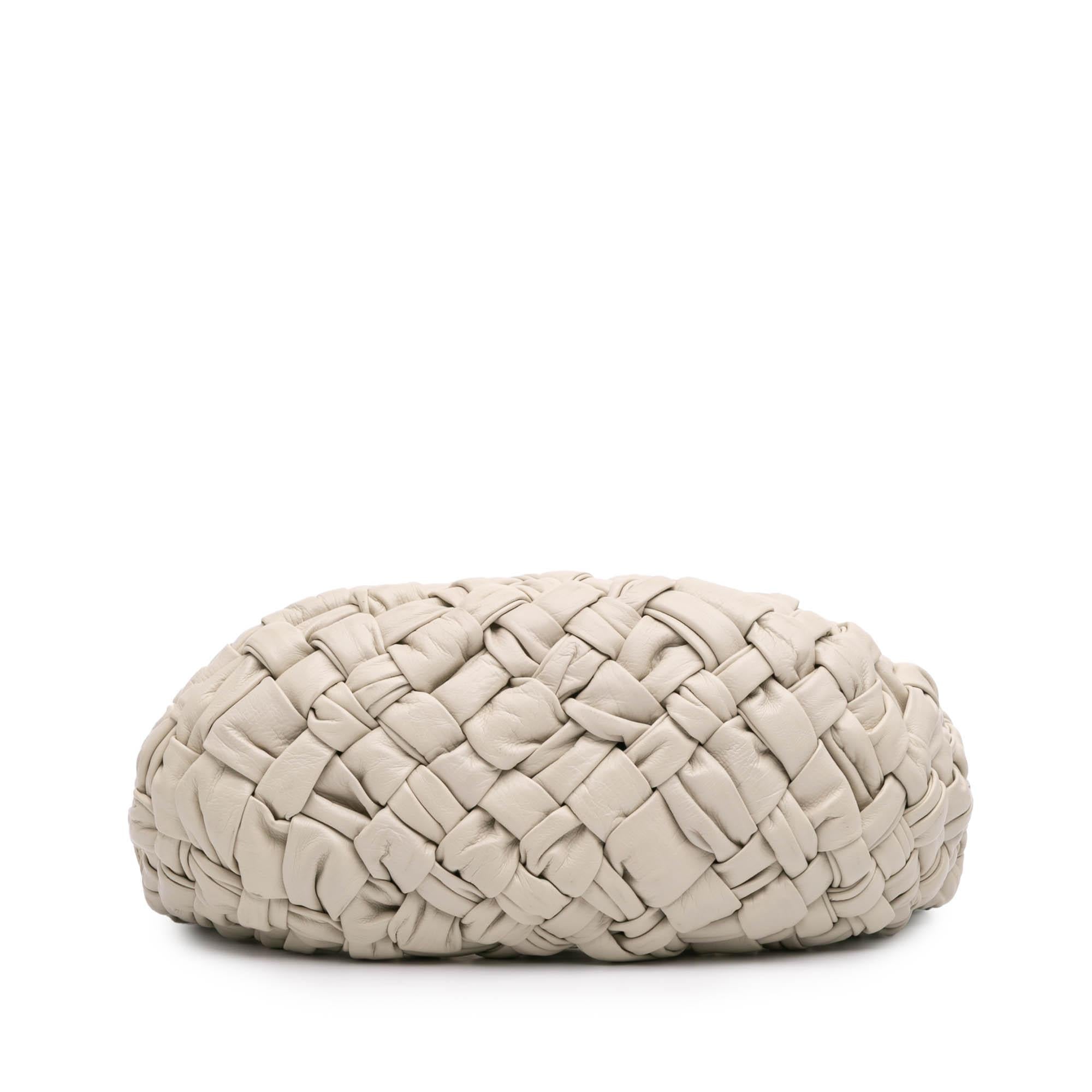 Bottega Veneta Foulard Intrecciato Calfskin Banana Hobo