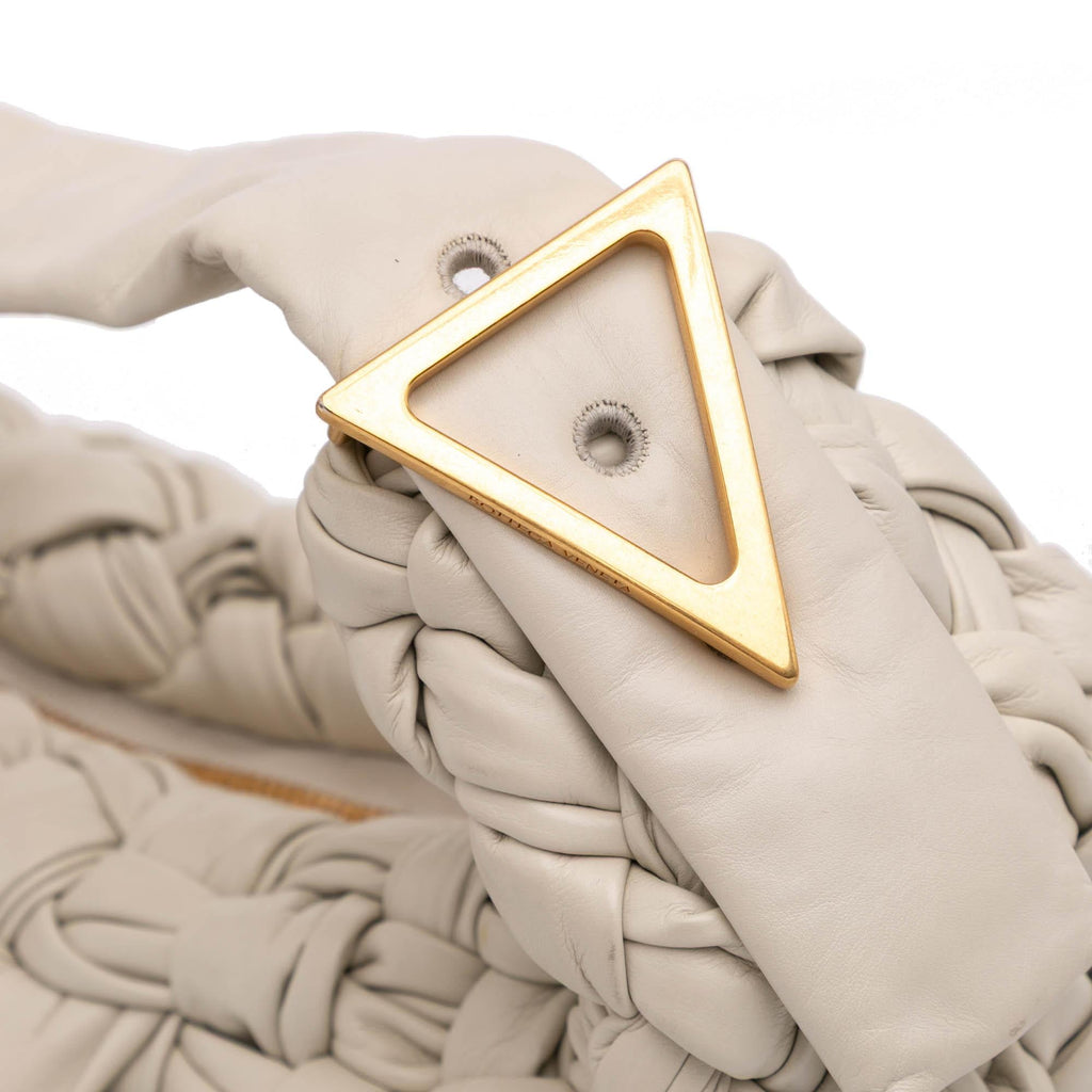 Bottega Veneta Foulard Intrecciato Calfskin Banana Hobo
