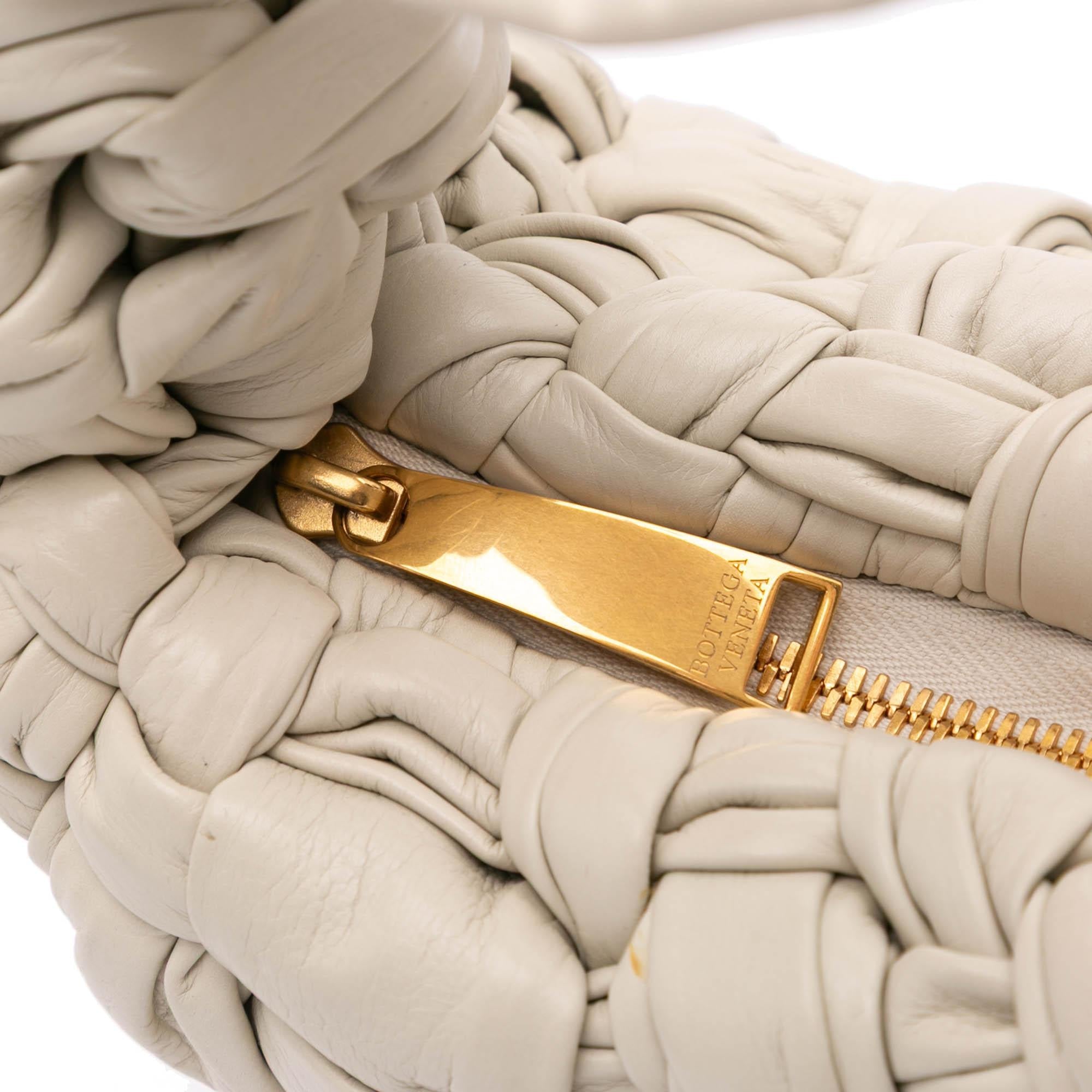 Bottega Veneta Foulard Intrecciato Calfskin Banana Hobo