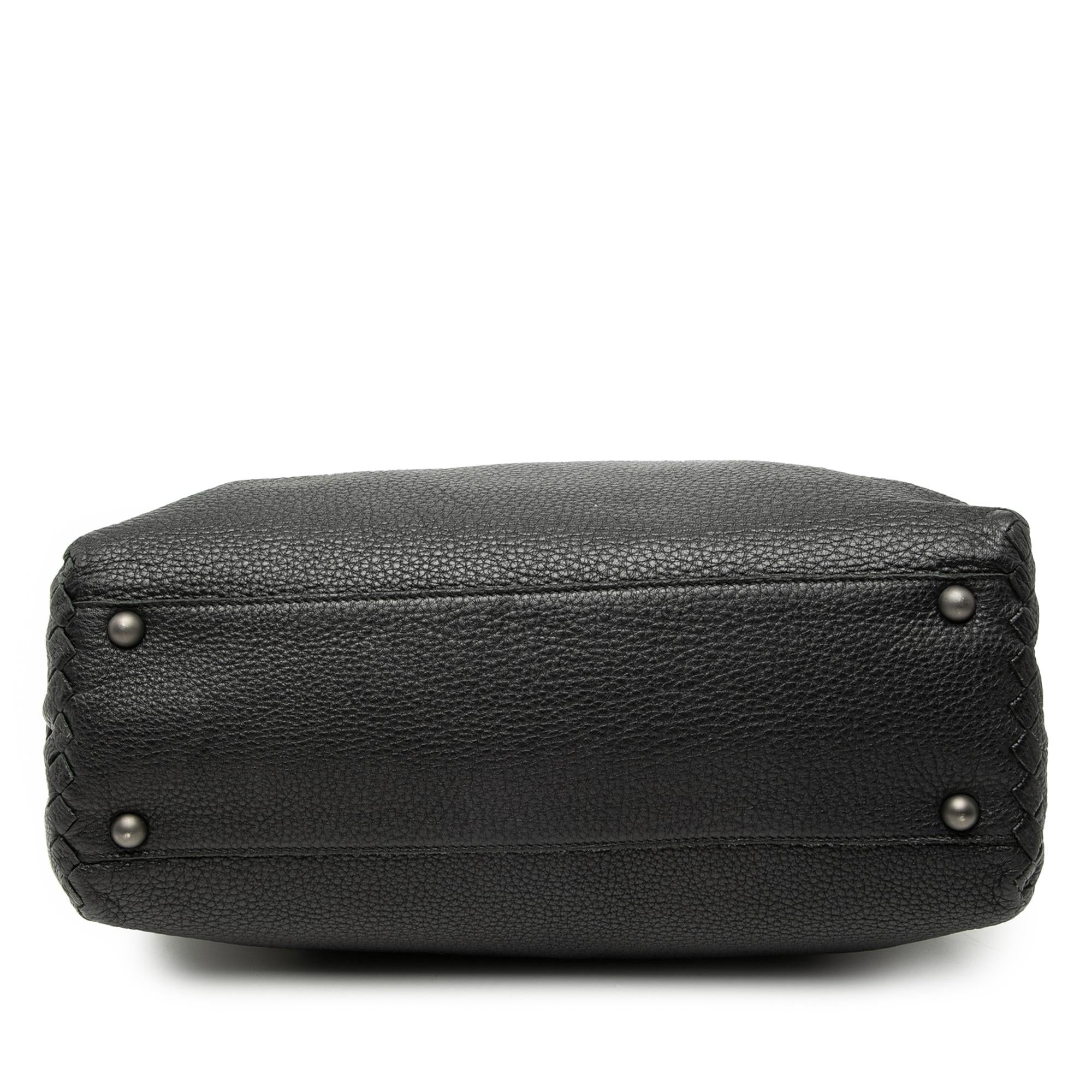 Bottega Veneta Grained Calfskin Intrecciato Tote