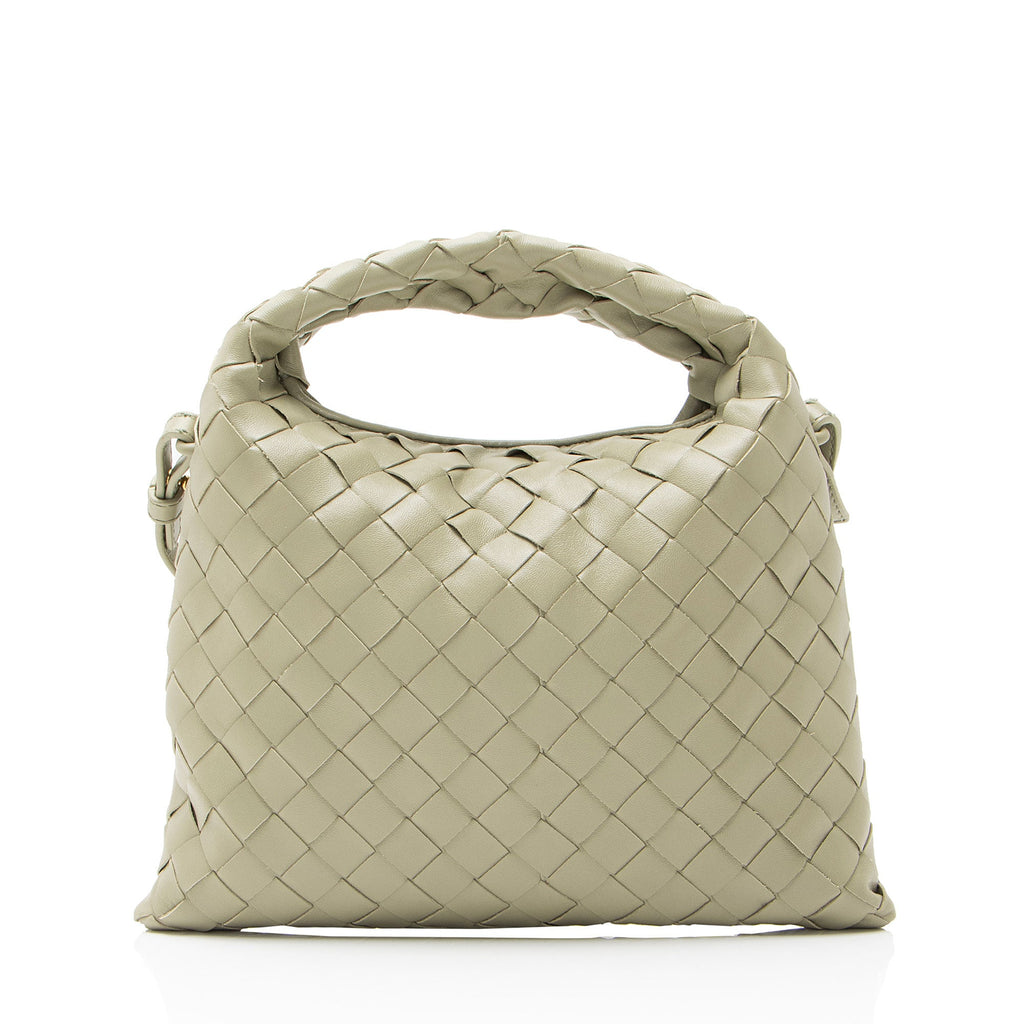 Bottega Veneta Intrecciato Calfskin Mini Hop Top Handle