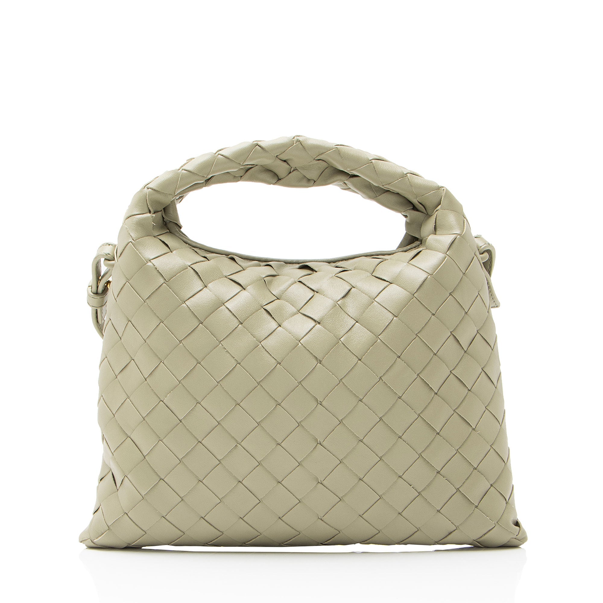 Bottega Veneta Intrecciato Calfskin Mini Hop Top Handle