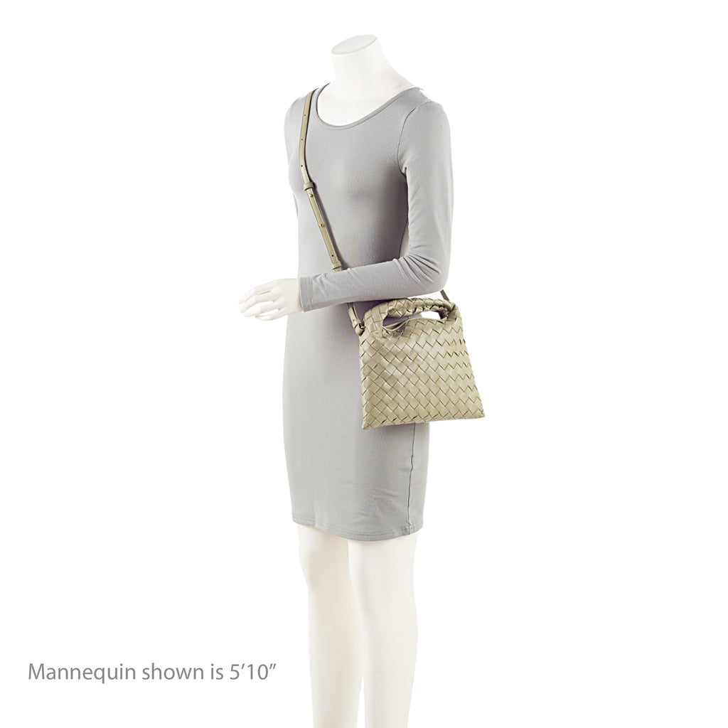 Bottega Veneta Intrecciato Calfskin Mini Hop Top Handle