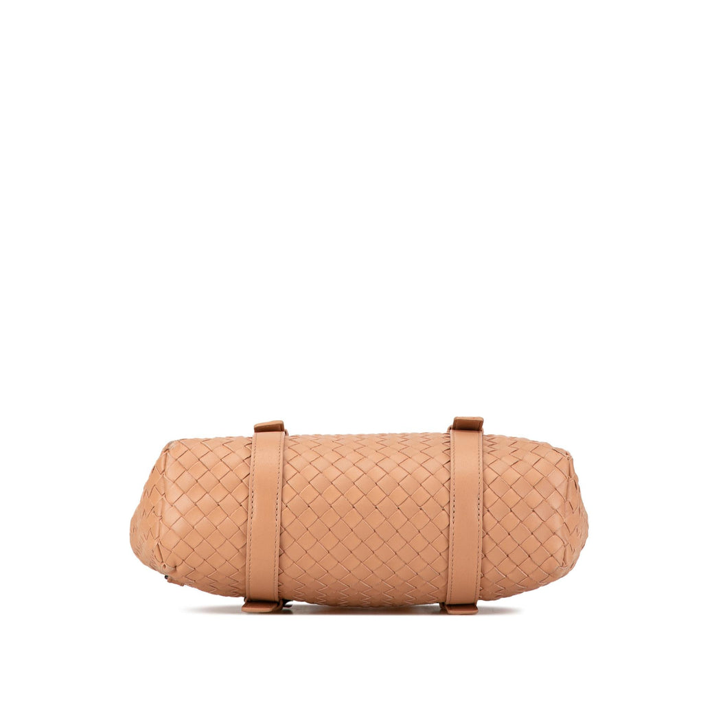 Bottega Veneta Intrecciato Flap Satchel