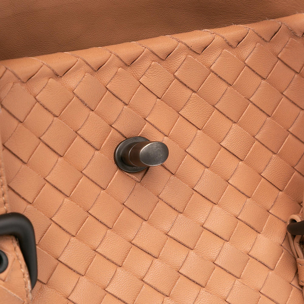 Bottega Veneta Intrecciato Flap Satchel