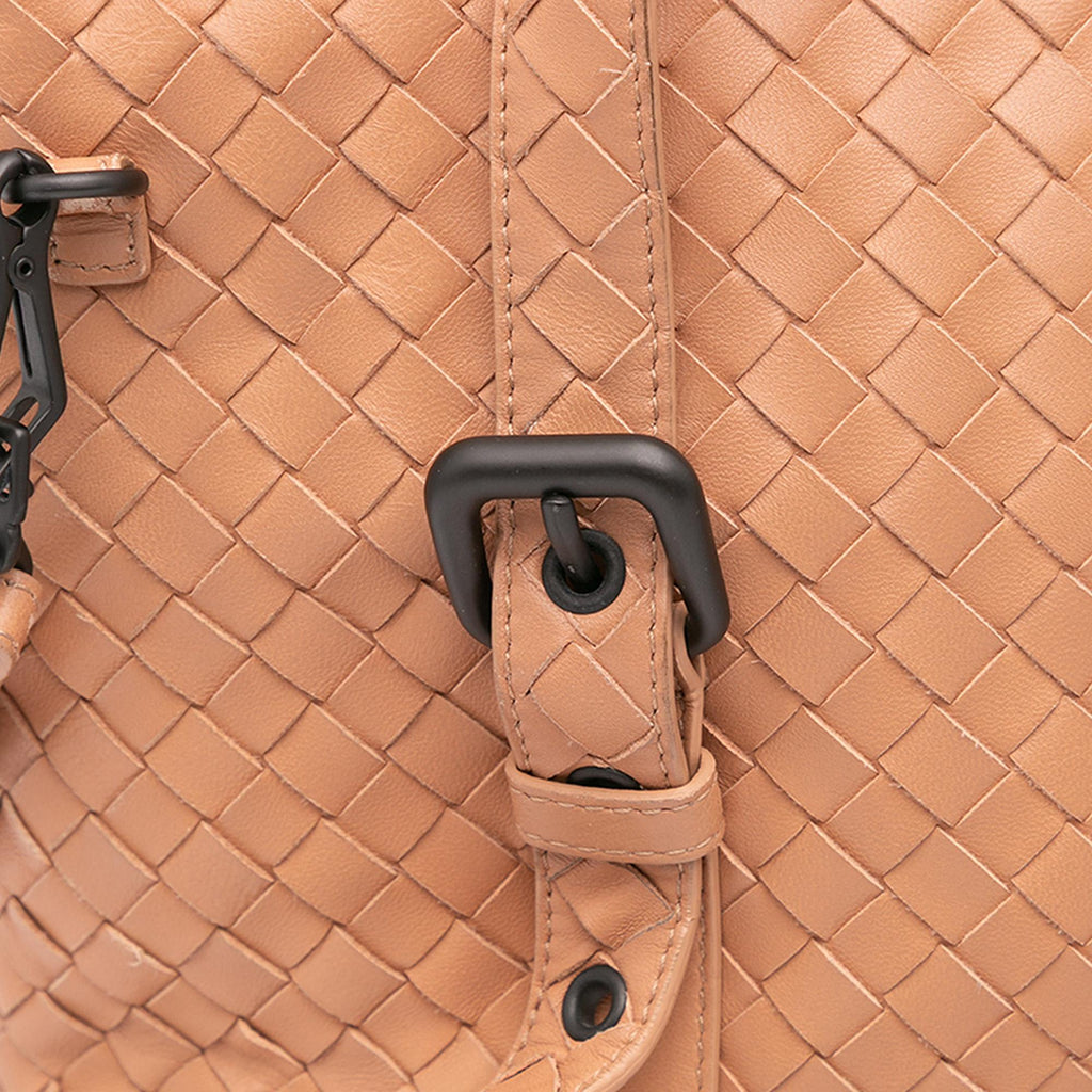 Bottega Veneta Intrecciato Flap Satchel
