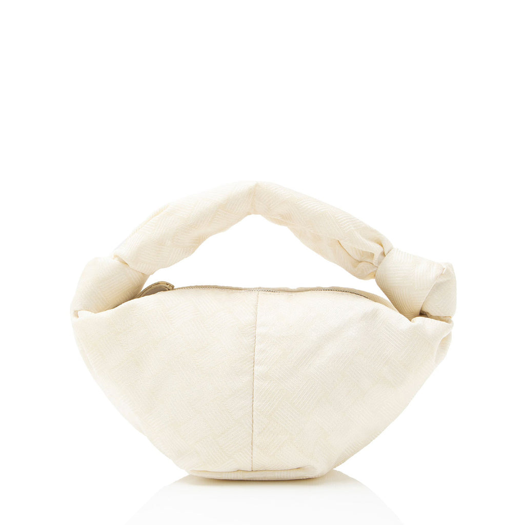 Bottega Veneta Intrecciato Jacquard Nylon Double Knot Mini Bag