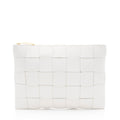 Bottega Veneta Intrecciato Nappa Cassette Medium Flat Zip Pouch