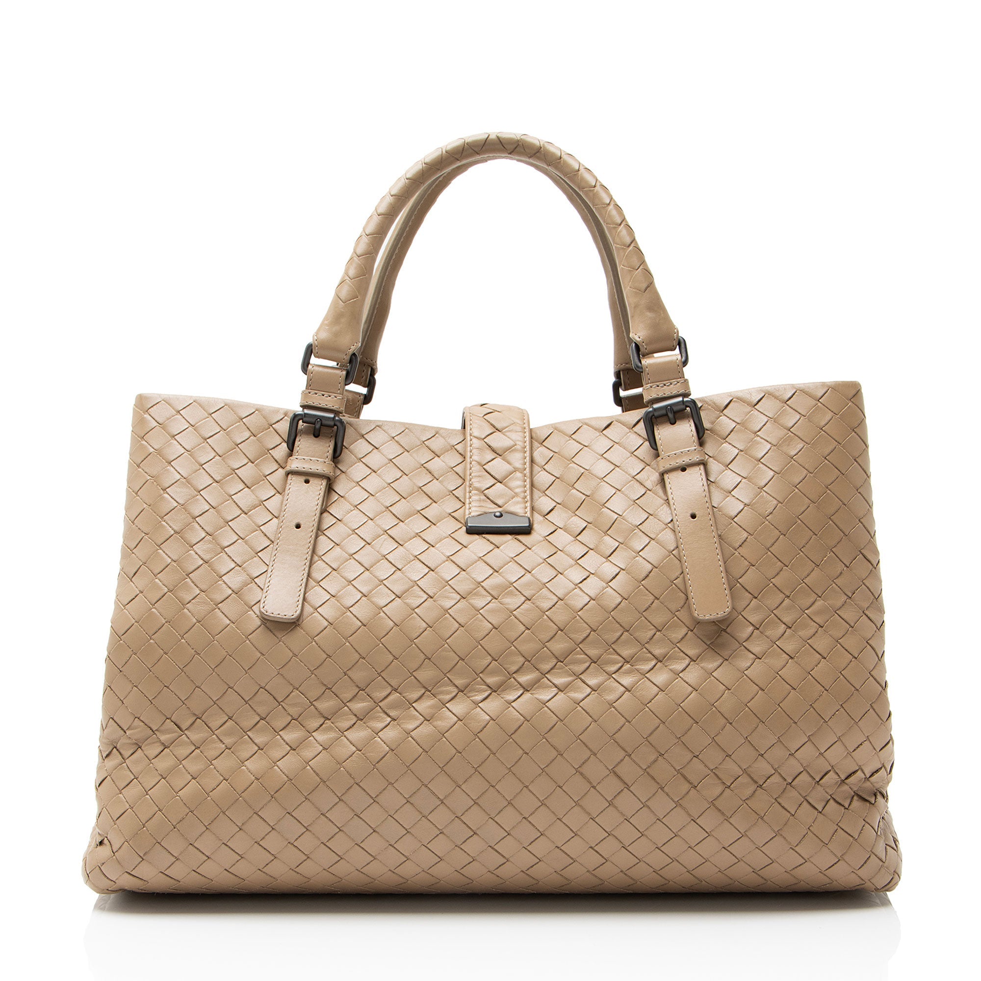 Bottega Veneta Intrecciato Nappa Roma Medium Satchel