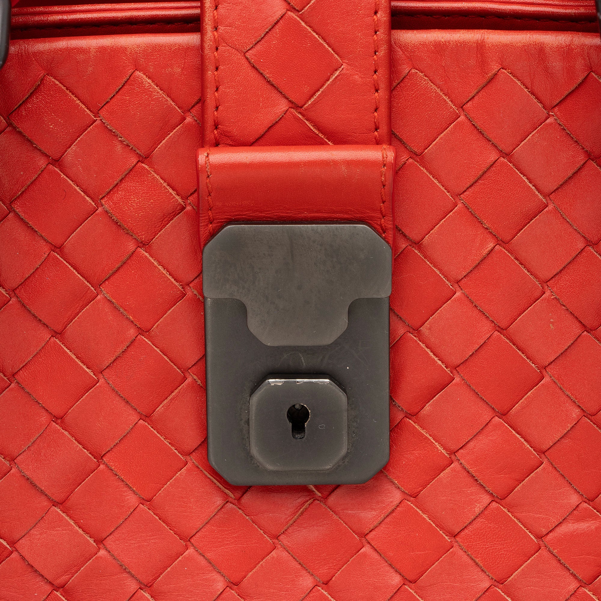 Bottega Veneta Intrecciato Nappa Roma Small Satchel