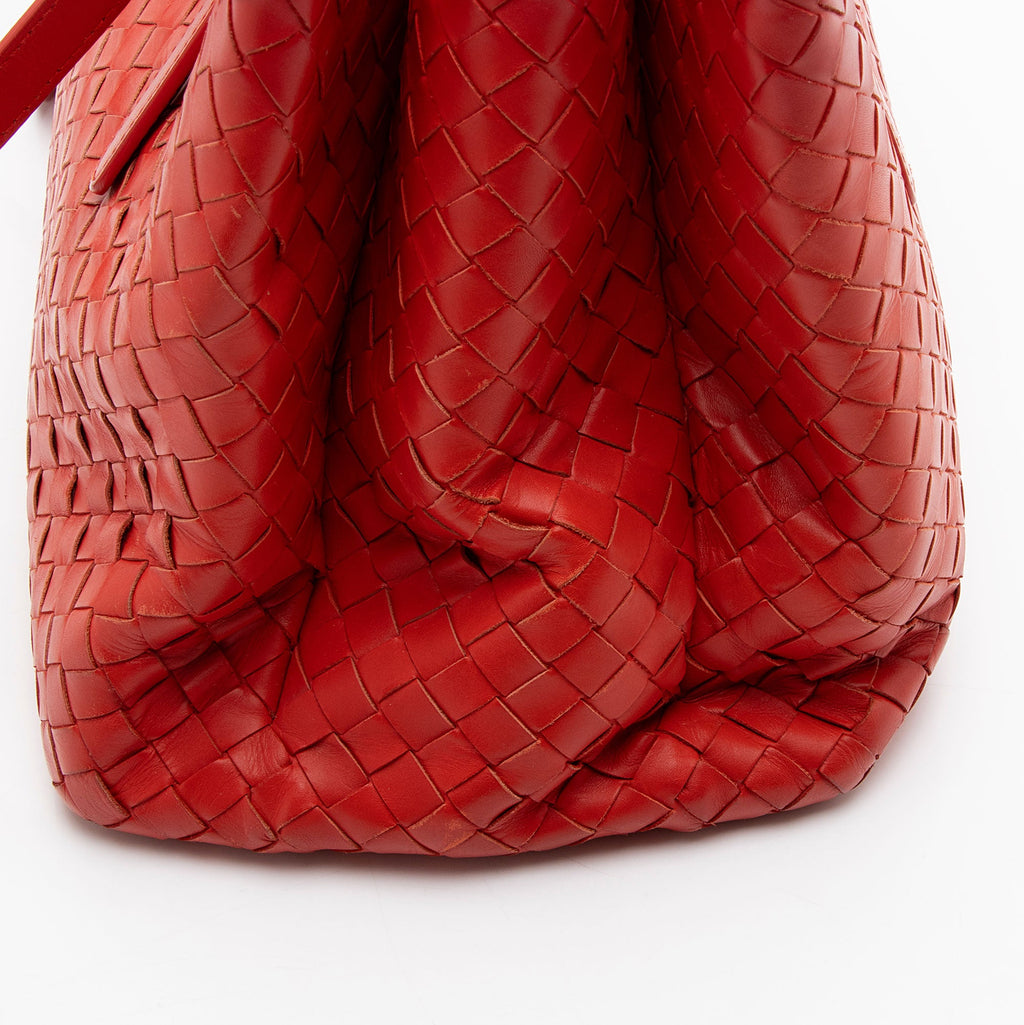 Bottega Veneta Intrecciato Nappa Roma Small Satchel