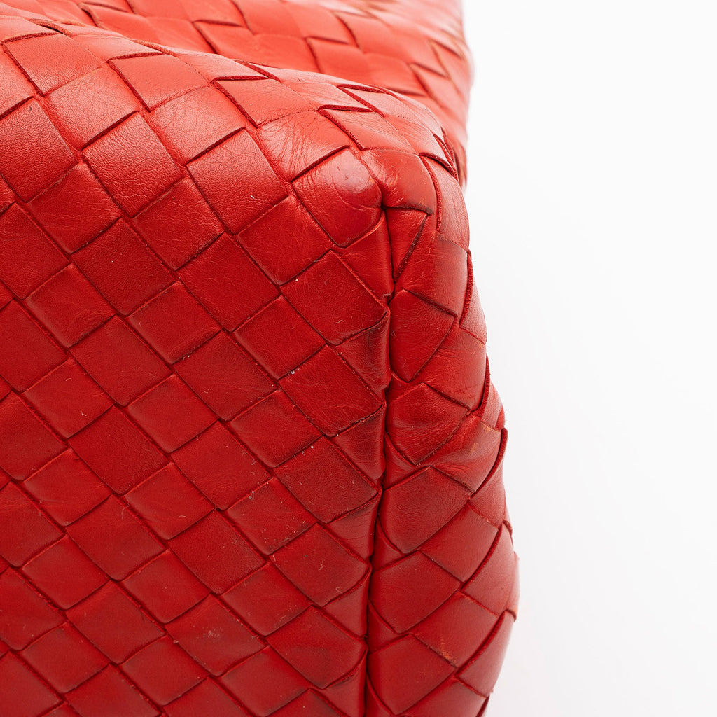 Bottega Veneta Intrecciato Nappa Roma Small Satchel