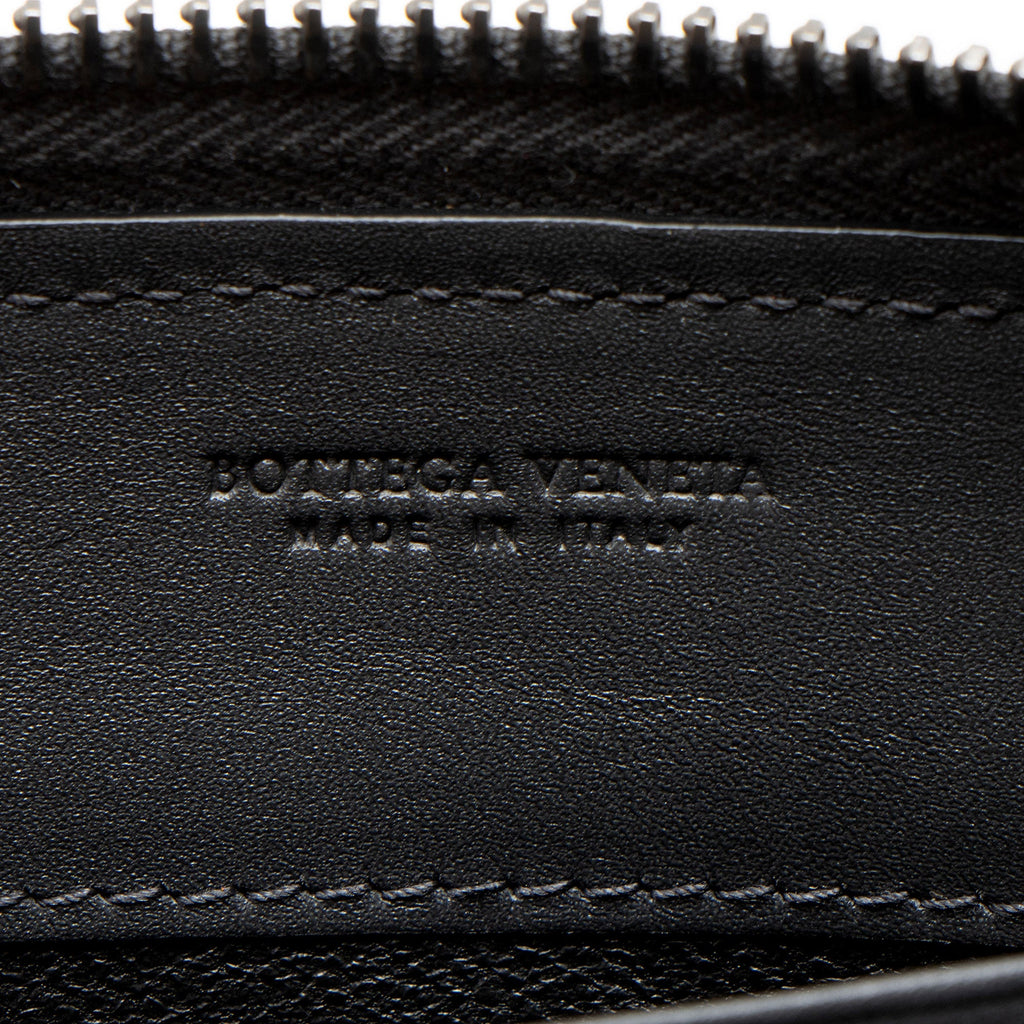 Bottega Veneta Intrecciato Nappa Zip Around Wallet