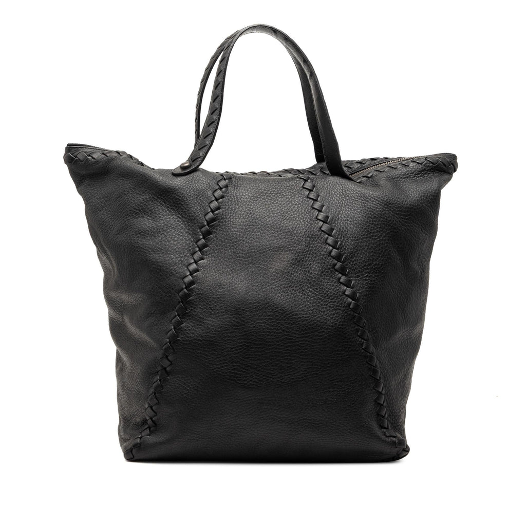 Bottega Veneta Intrecciato Trimmed Cervo Tote