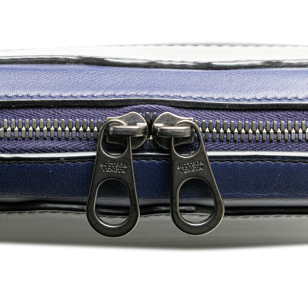 Bottega Veneta Intrecciato Trimmed Leather Crossbody