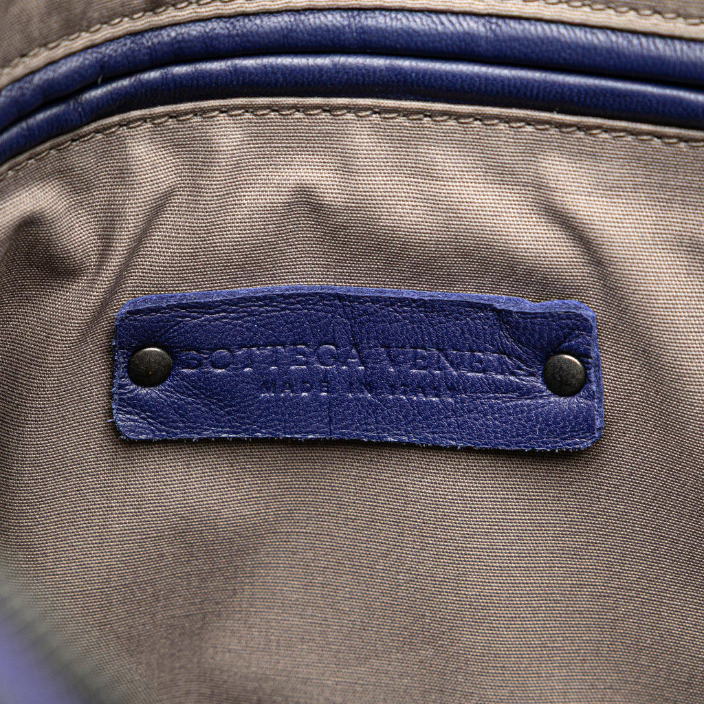 Bottega Veneta Intrecciato Trimmed Leather Crossbody
