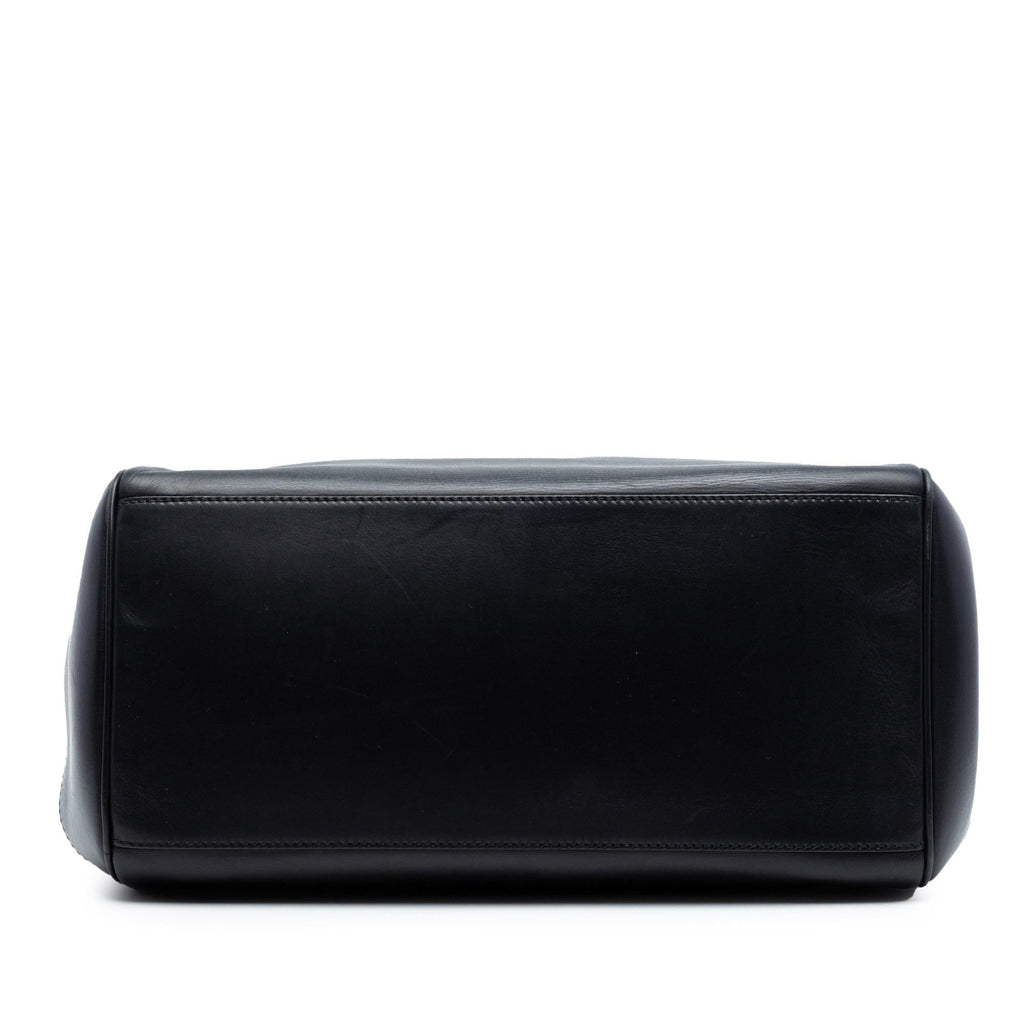Bottega Veneta Intrecciato Trimmed Leather Ducale Top Handle Bag