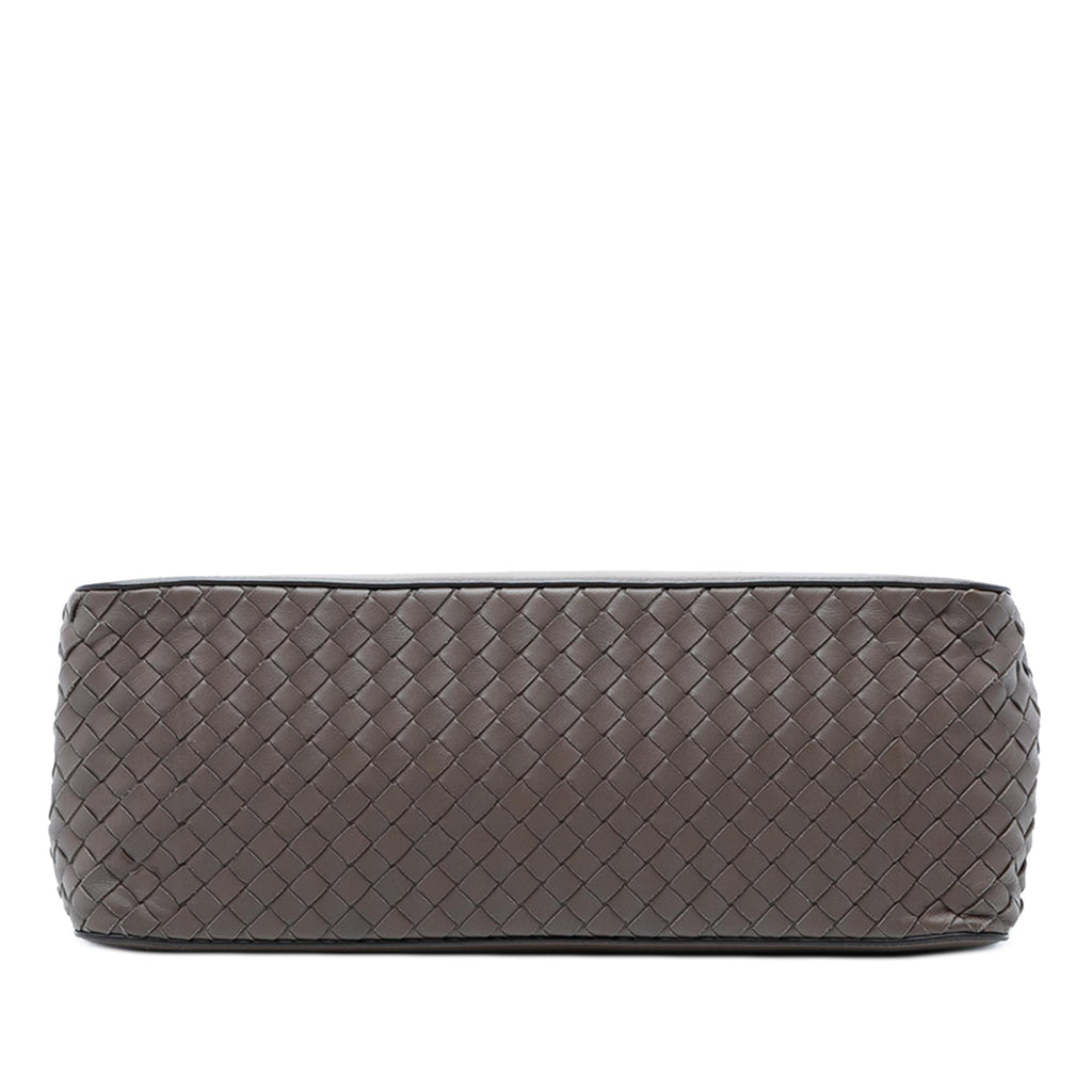 Bottega Veneta Intrecciato Trimmed Leather Ellittica Tote